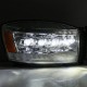 Фары Dodge Ram 06-09 светодиодные серии NOVA цвет Chrome