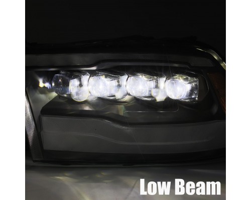Фары Dodge Ram 09-18 и Ram 1500 Classic 18-24 светодиодные серии NOVA цвет Alpha-Black Фары Dodge Ram 09-18 и Ram 1500 Classic 18-24 светодиодные серии NOVA цвет Alpha-Black