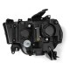 Фары Dodge Ram 2500, 3500, 4500, 5500 19-24 линзованные галогенные серии PRO цвет Alpha Black