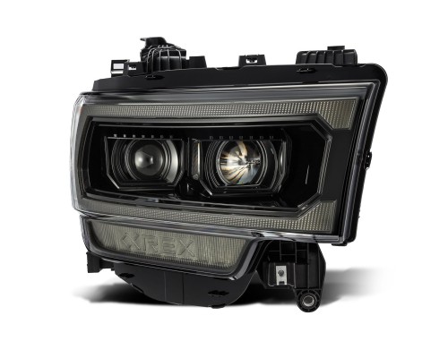 Фары Dodge Ram 2500, 3500, 4500, 5500 19-24 линзованные галогенные серии PRO цвет Alpha Black Фары Dodge Ram 2500, 3500, 4500, 5500 19-24 линзованные галогенные серии PRO цвет Alpha Black