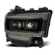 Фары Dodge Ram 2500, 3500, 4500, 5500 19-24 линзованные галогенные серии PRO цвет Alpha Black