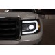 Фары GMC Sierra 2007-2013 светодиодные серии LUXX цвет Jet Black