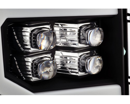 Фары GMC Sierra 2007-2013 светодиодные серии NOVA цвет Black Фары GMC Sierra 2007-2013 светодиодные серии NOVA цвет Black