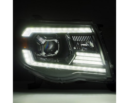 Фары Toyota Tacoma 2005-2011 линзованные галогенные PRO серия цвет Alpha-Black Фары Toyota Tacoma 2005-2011 линзованные галогенные PRO серия цвет Alpha-Black