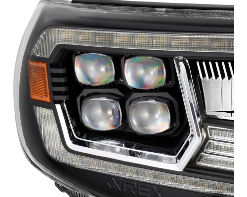 Фары Toyota Tacoma 2005-2011 светодиодные серии NOVA цвет Black Фары Toyota Tacoma 2005-2011 светодиодные серии NOVA цвет Black