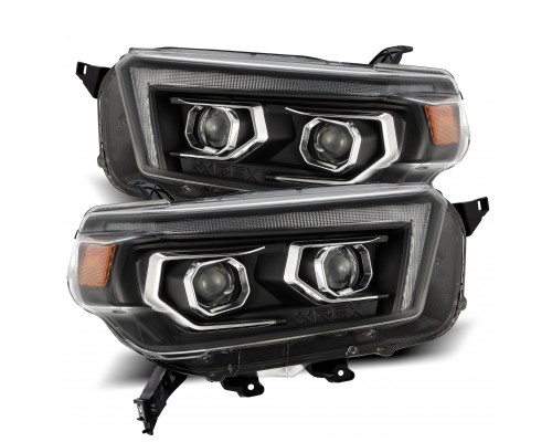 Фары Toyota 4Runner 2010-2013 линзованные галогенные серии PRO цвет Black Фары Toyota 4Runner 2010-2013 линзованные галогенные серии PRO цвет Black