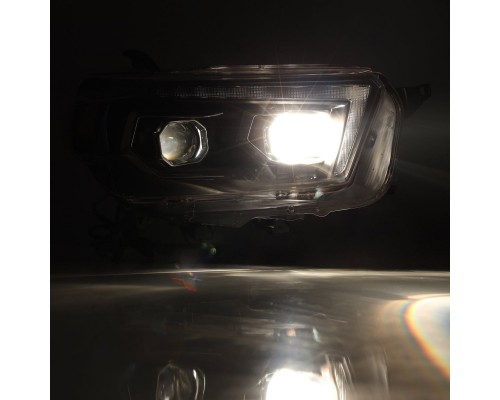 Фары Toyota 4Runner 2010-2013 линзованные галогенные серии PRO цвет Black Фары Toyota 4Runner 2010-2013 линзованные галогенные серии PRO цвет Black
