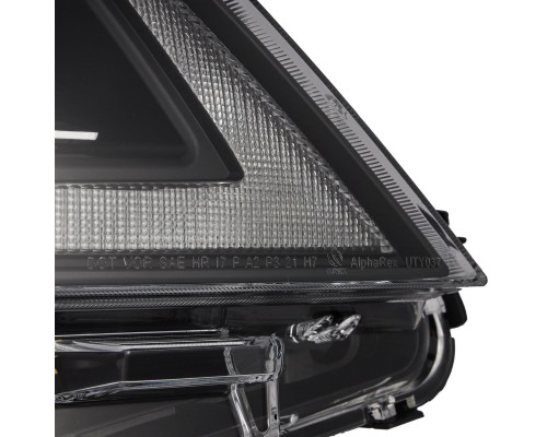 Фары Toyota Sienna 2011-2020 глагенные линзованные Alpharex PRO-серия цвет Alpha-Black Фары Toyota Sienna 2011-2020 глагенные линзованные Alpharex PRO-серия цвет Alpha-Black