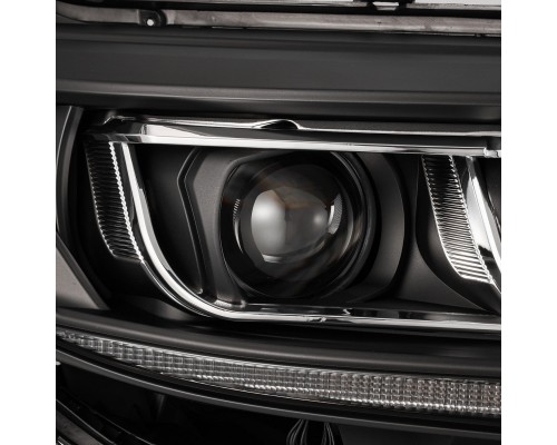 Фары Toyota Sienna 2011-2020 глагенные линзованные Alpharex PRO-серия цвет Black Фары Toyota Sienna 2011-2020 глагенные линзованные Alpharex PRO-серия цвет Black